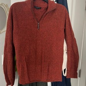 Wool sweater with zipper. Worn 1x